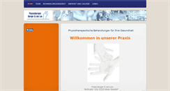 Desktop Screenshot of physiotherapie-bonn.com